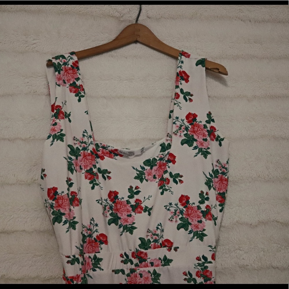 Floral Bodycon Midi Dress